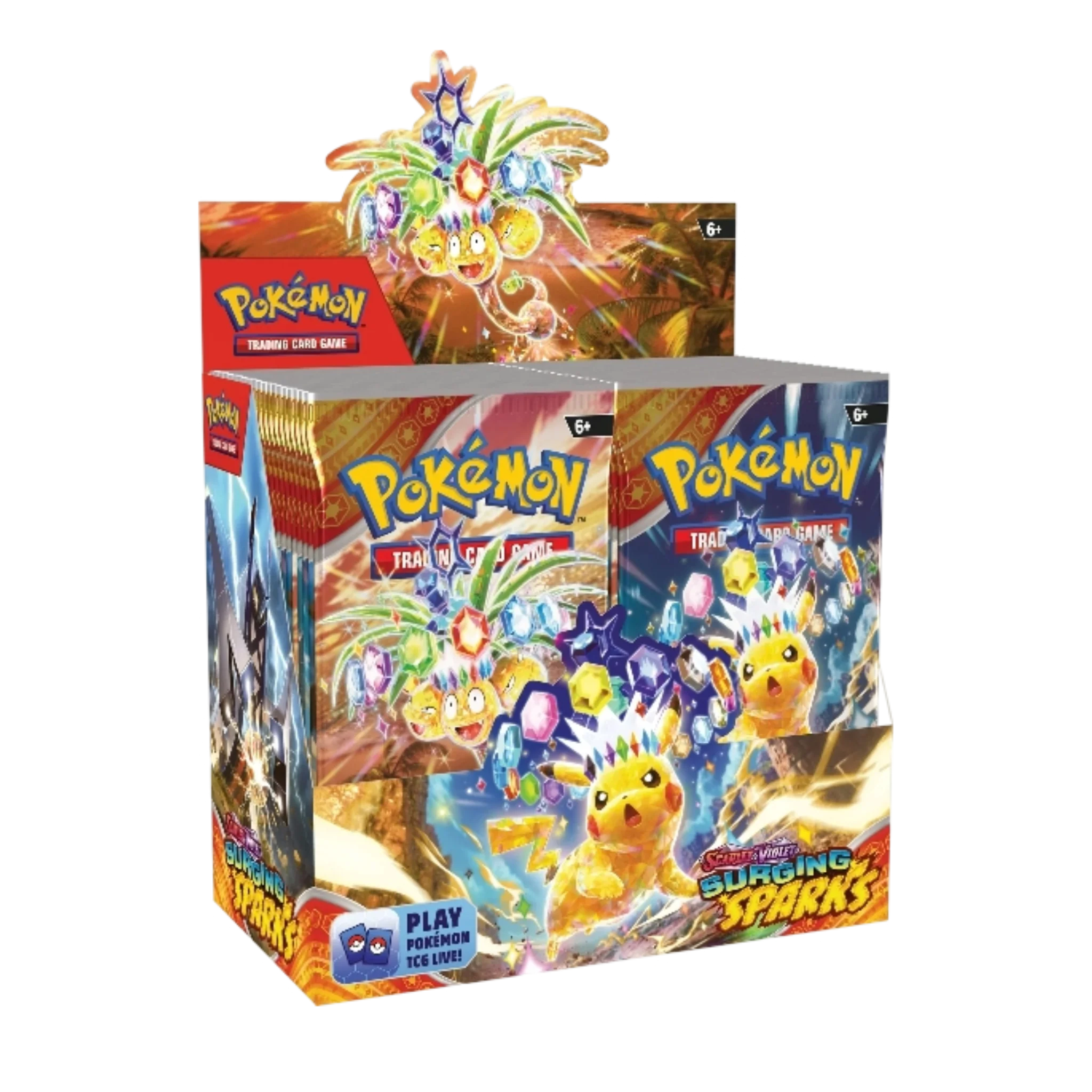 Caja de Sobres Chispas Fulgurantes | Surging Sparks Booster Box - sv8 - Image 3