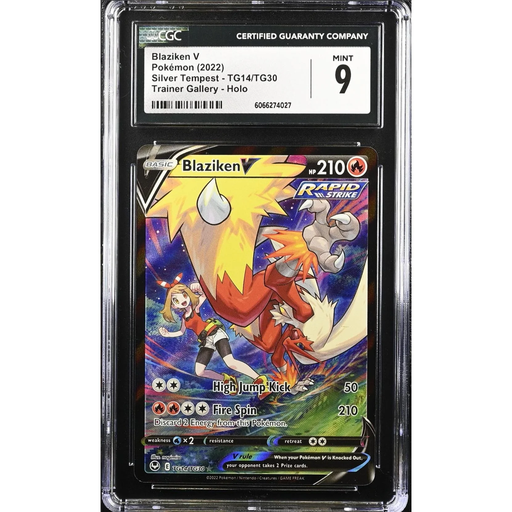 Blaziken V (SIT TG14) Silver Tempest