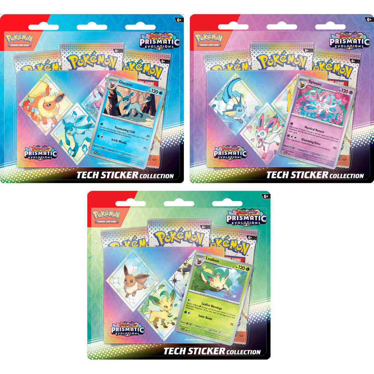 Blíster 3 Sobres Evoluciones Prismáticas | Prismatic Evolution