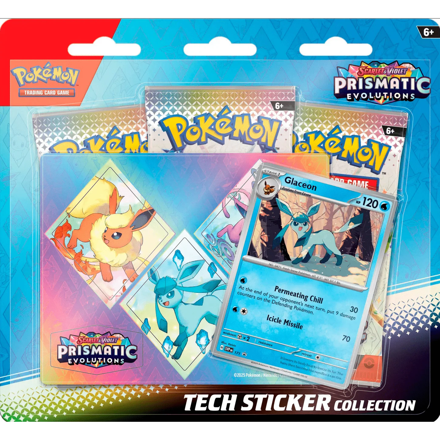 Blíster 3 Sobres Evoluciones Prismáticas | Prismatic Evolution - Image 3