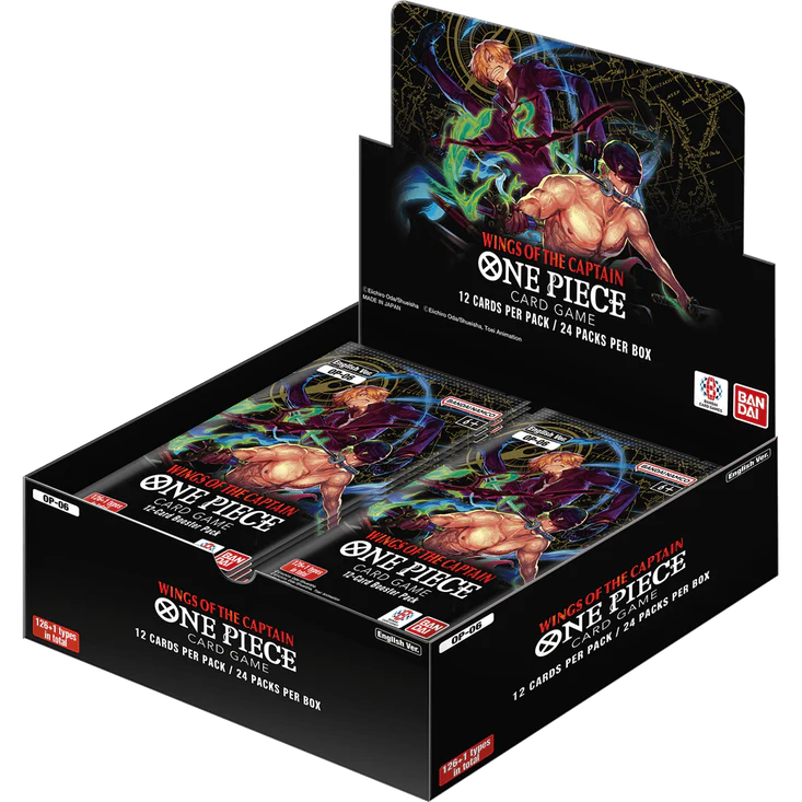 One Piece | Caja 24 Sobres OP-06 The Wings of the Capitan