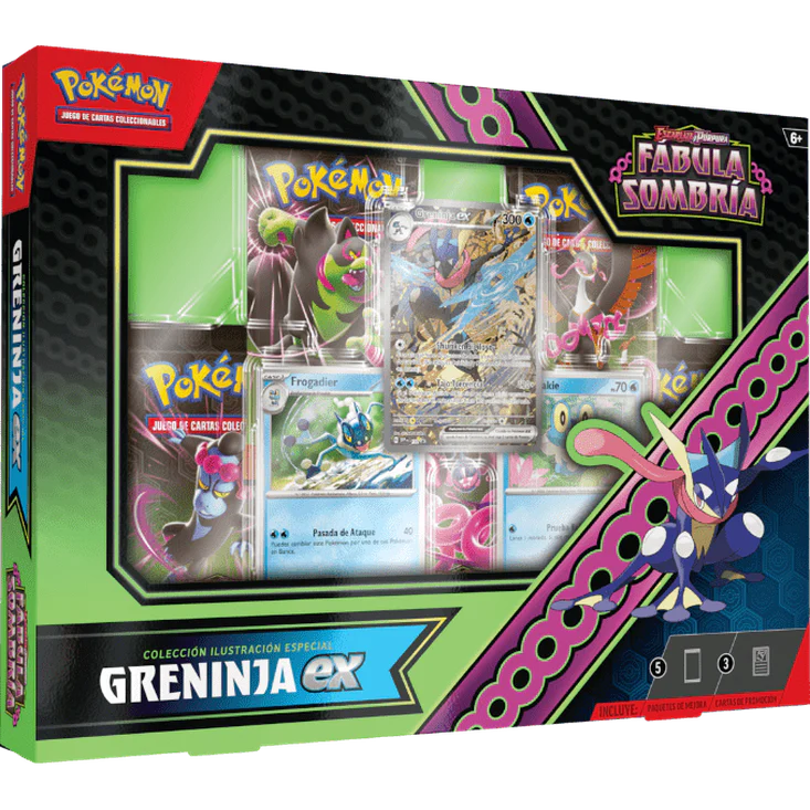Caja Greninja ex Special Illustration Collection Fábula Sombría Español