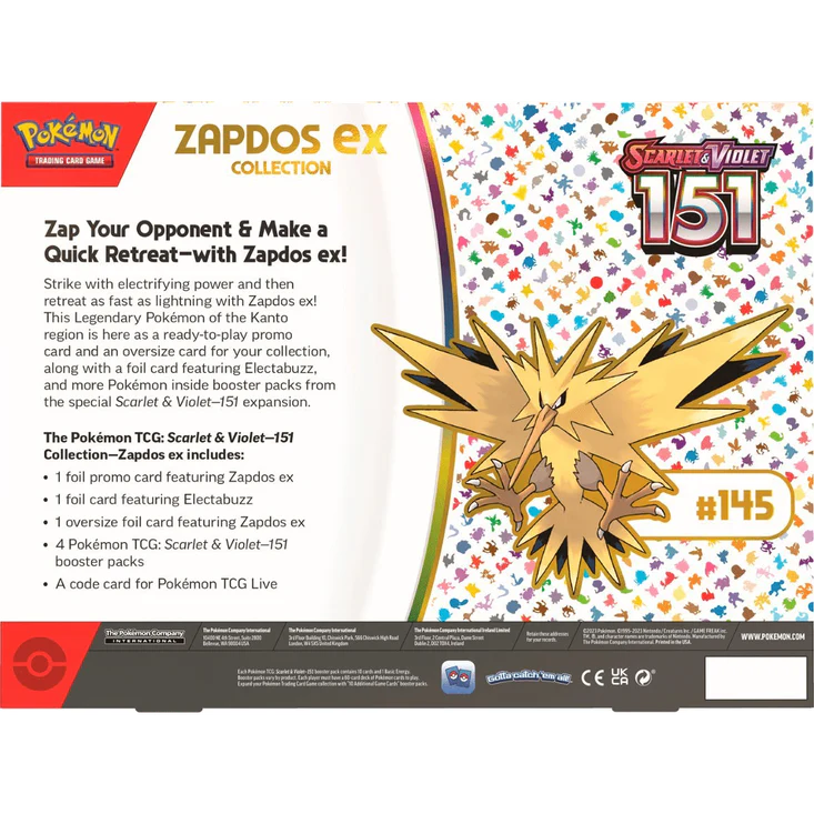 Caja Zapdos ex Pokémon 151 - Image 2