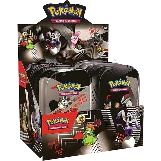 Case 8 Mini Lata Fulgor Negro y Llama Blanca | Black Bolt and White Flare