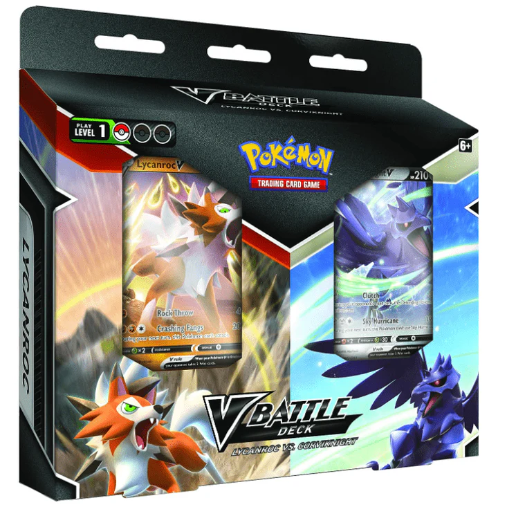Mazo Lycanroc V vs Corviknight V Battle Deck Bundle