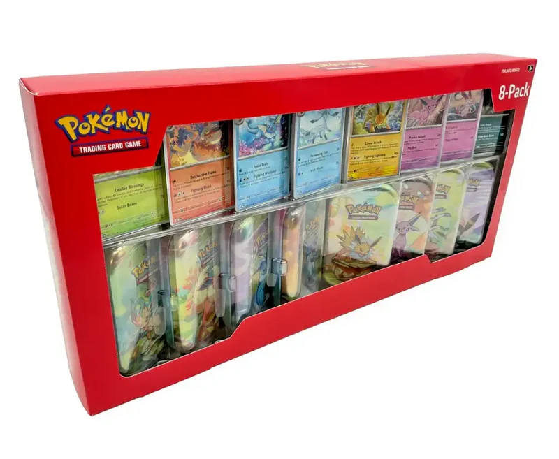 Costco Box 8 Mini-Latas Evoluciones Prismáticas | Prismatic Evolutions