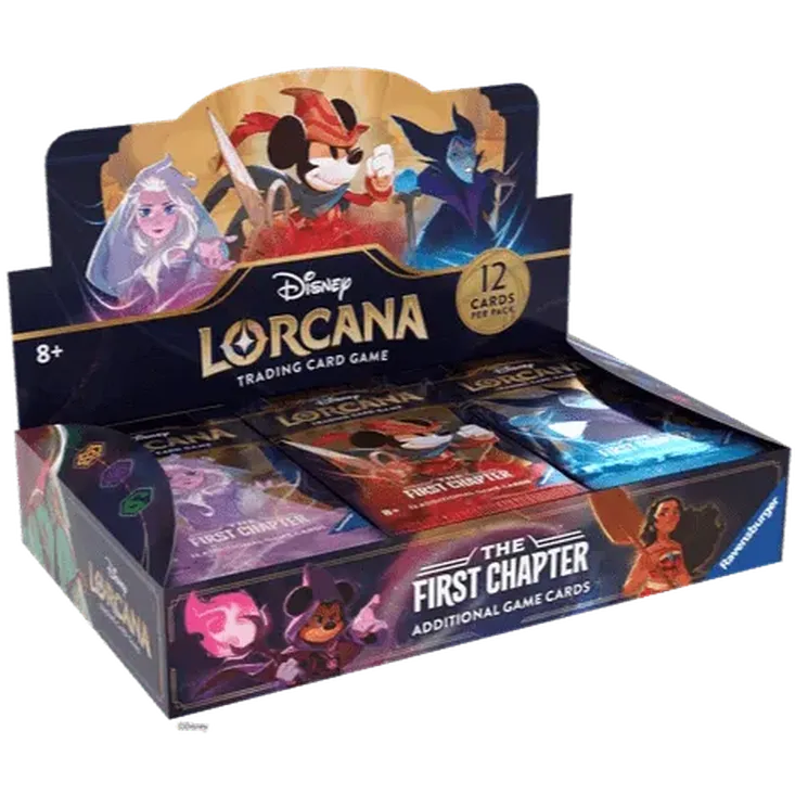 Disney | Caja 24 Sobres Lorcana (1TFC) The First Chapter Inglés 2024