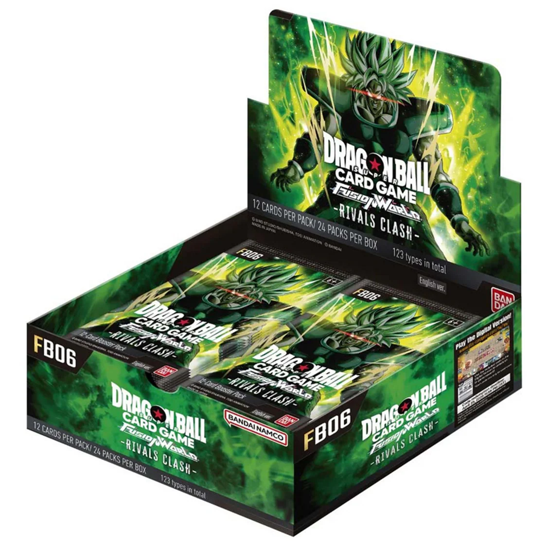Dragon Ball | Caja de Dragon Ball Fusion World FB-06 Rivals Clash Inglés 2025