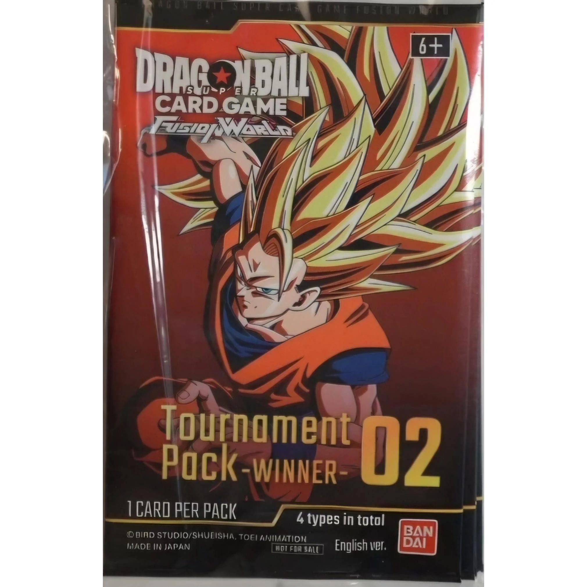 Dragon Ball | Fusion Series Tournament Pack Vol.2 - Pack 4 Sobres - Winner - Inglés