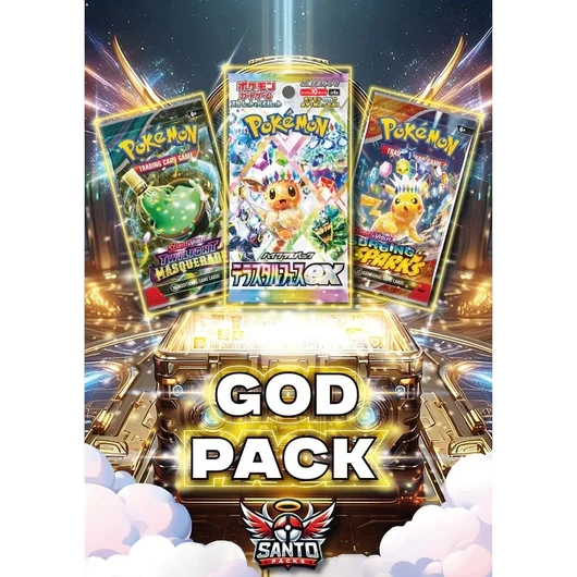GOD PACK | Mystery Box 3 Sobres (2 Sobres Inglés y 1 Sobre Japonés)