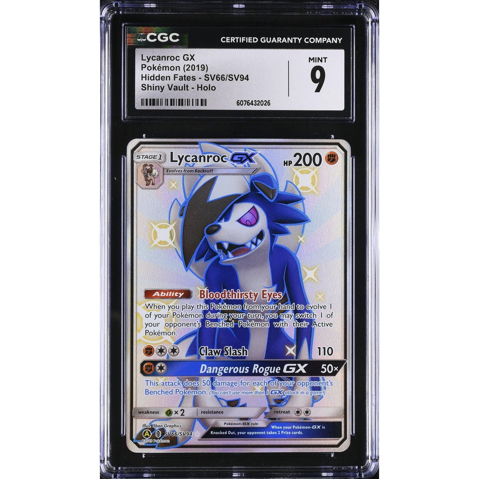 Lycanroc GX (HIF SV66) Hidden Fates