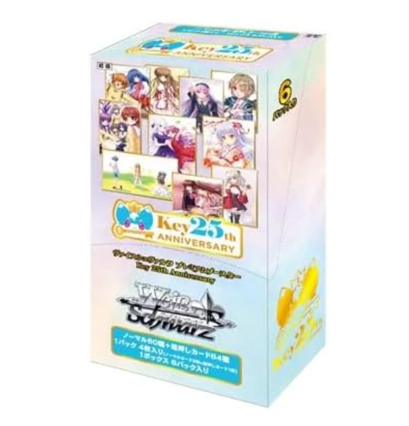 Weiss Schwarz | Booster Box 6 Sobre Key 25th Anniversary Premium