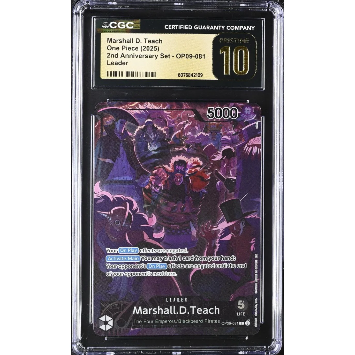Marshall.D.Teach (OP09-081) Unnumbered Promos