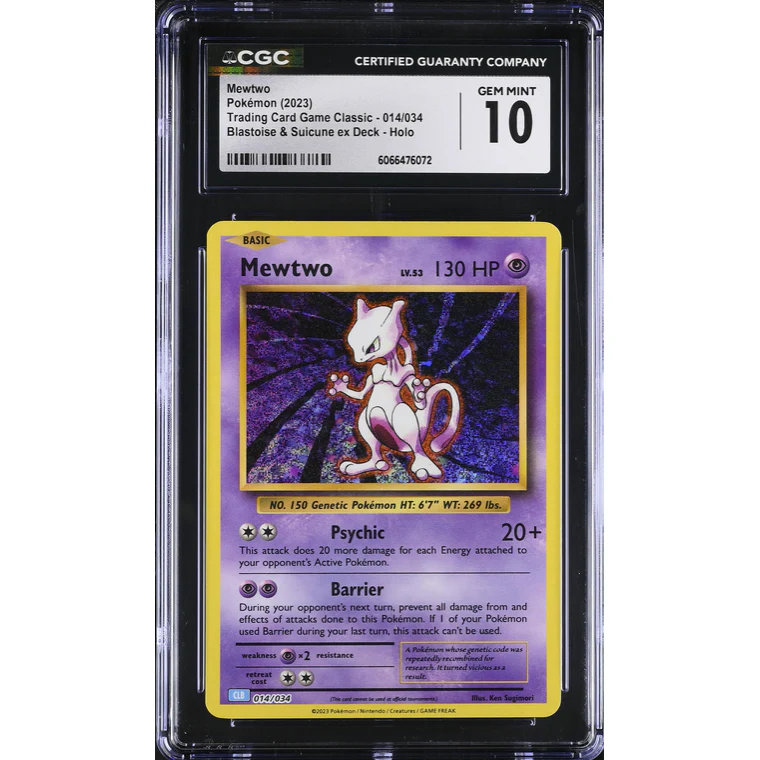 Mewtwo (CLB 014) Pokémon Trading Card Game Classic