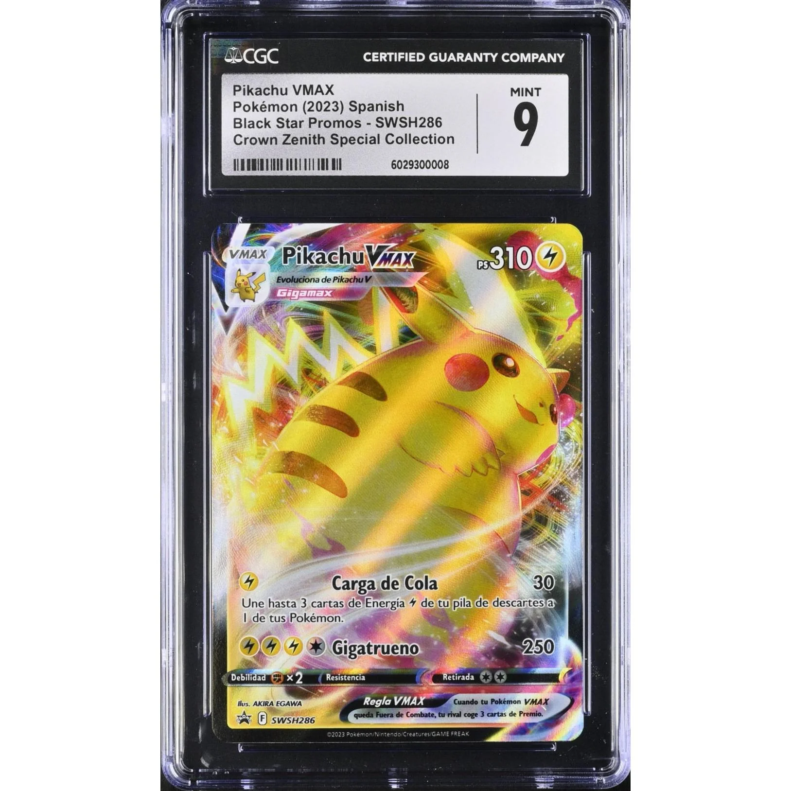 Pikachu VMAX (SWSH 286) SWSH Black Star Promos Español