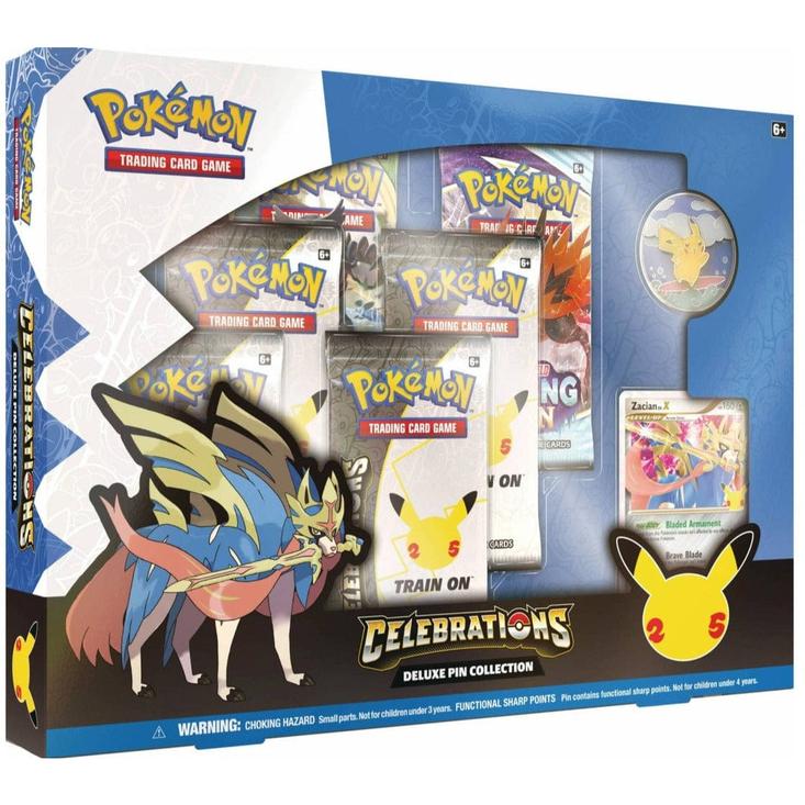 Caja Zacian Pin Collection Celebraciones | Celebrations