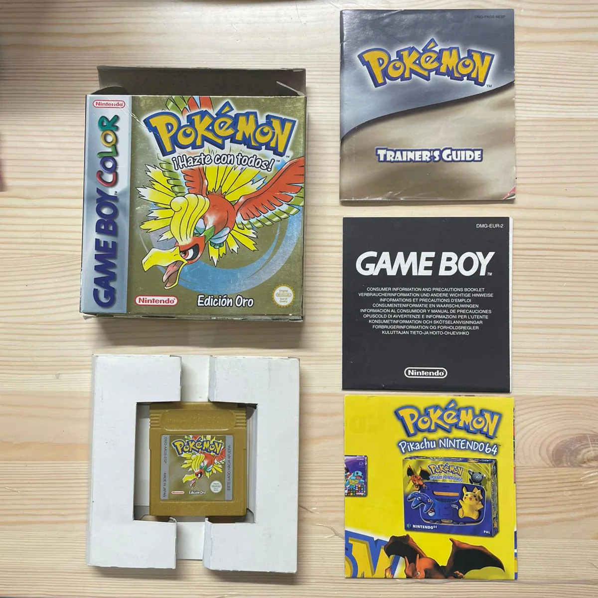Pokémon Oro Completo PAL España (CIB) - Image 2