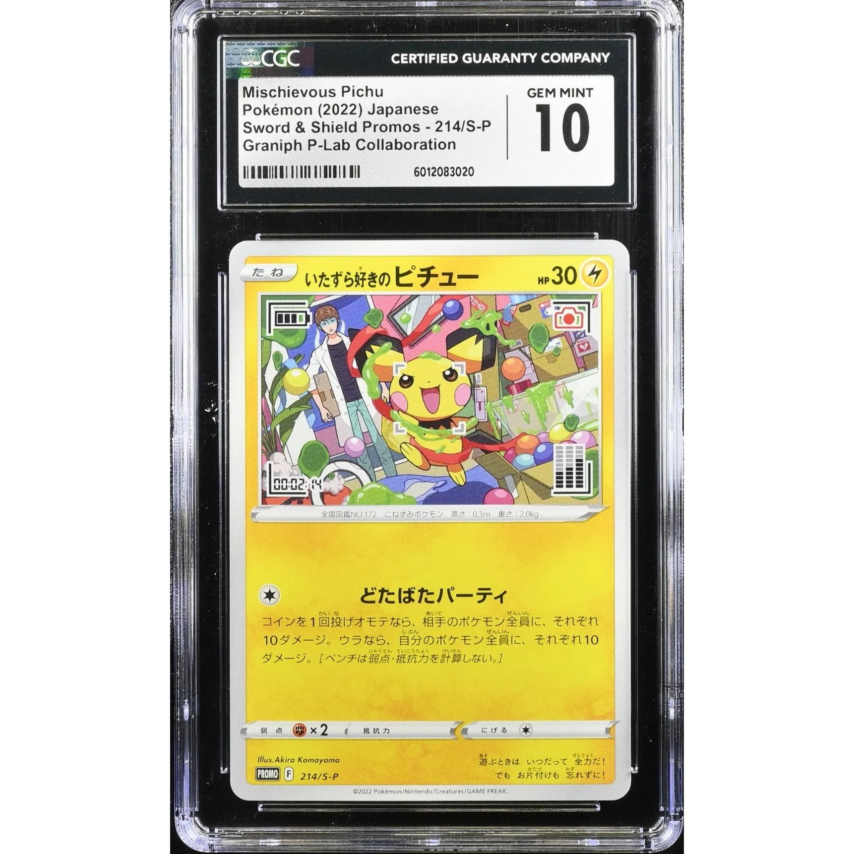 Prankster Pichu (S-P 214) Sword & Shield Promos