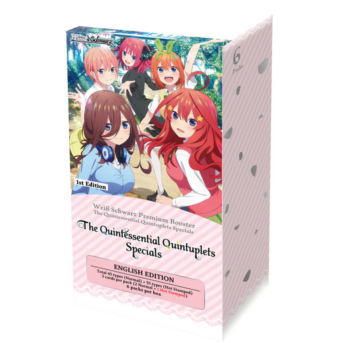 Weiss Schwarz | Booster Box 6 Sobre The Quintessential Quintuplets Specials Premium