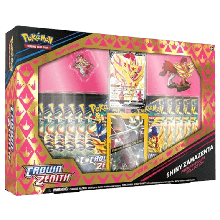 Shiny Zamazenta con Figura Cenit Supremo | Crown Zenith