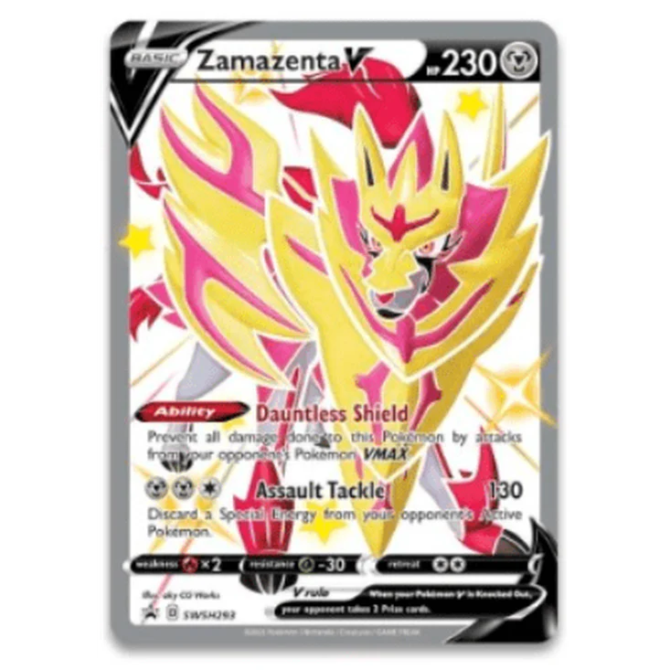 Shiny Zamazenta con Figura Cenit Supremo | Crown Zenith - Image 3