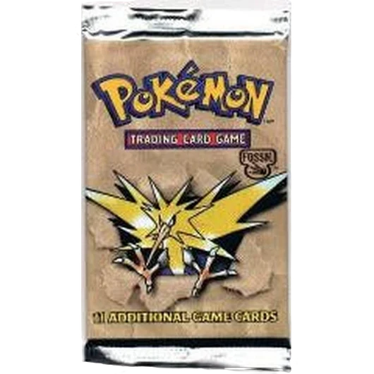Sobre Fossil 1st Edition "Zapdos" 1999-2000