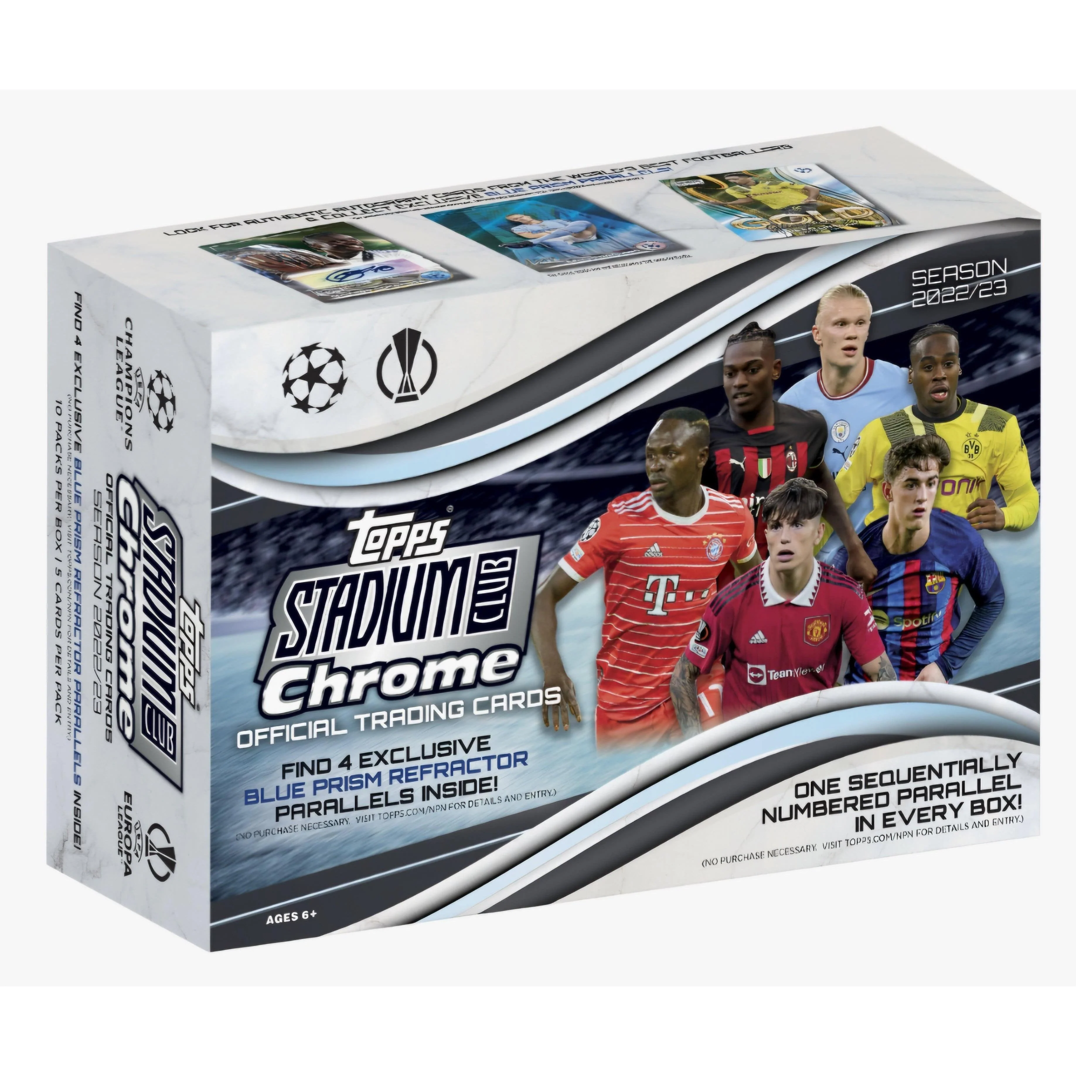 Topps | 2022-23 Topps UEFA Stadium Club Chrome® - Giant Box - 10 Sobres