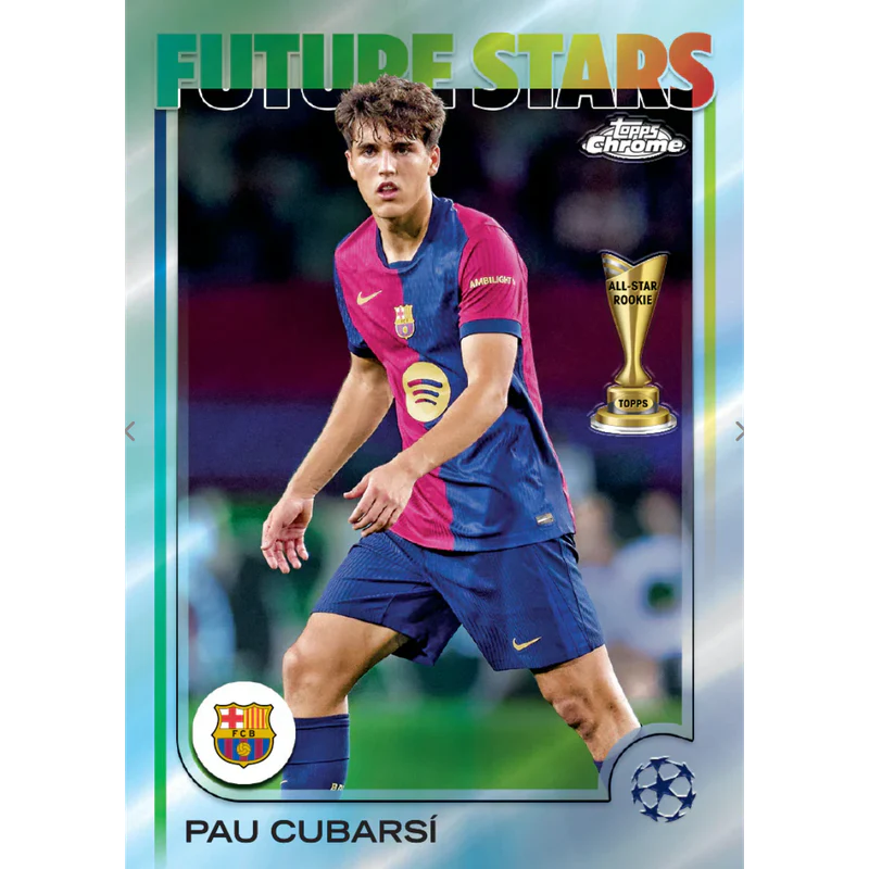 Topps 24/25 UCC Topps Chrome - Hanger Pack (15 Cards) - Image 7