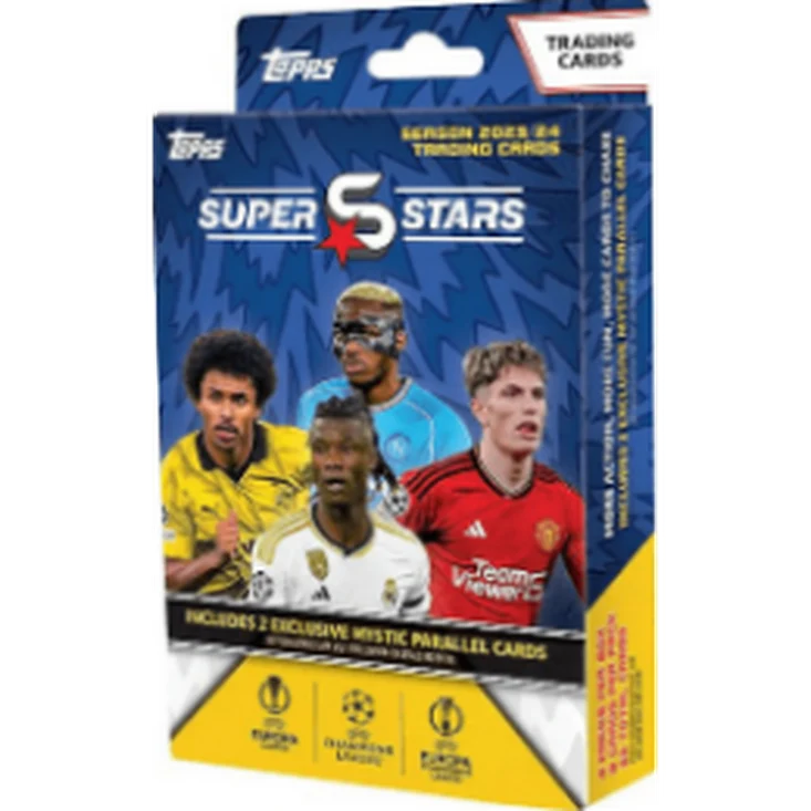 Topps UCC UEFA Superstars 23/24 Hanger Pack 4 Sobres