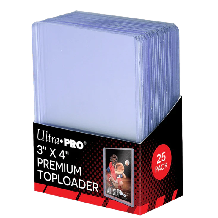 Ultra Pro | 25 Toploaders 3x4" Premium Clear