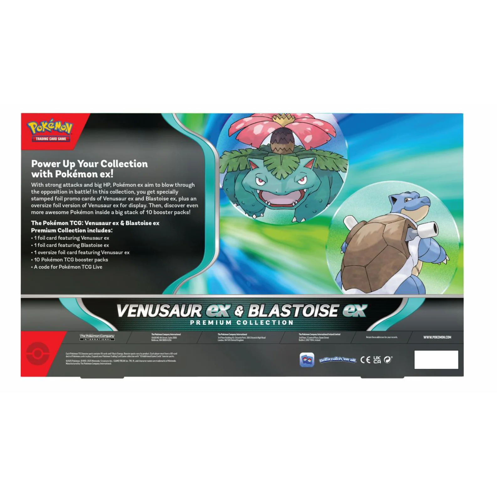 Venusaur ex and Blastoise ex Premium Collection - Image 2