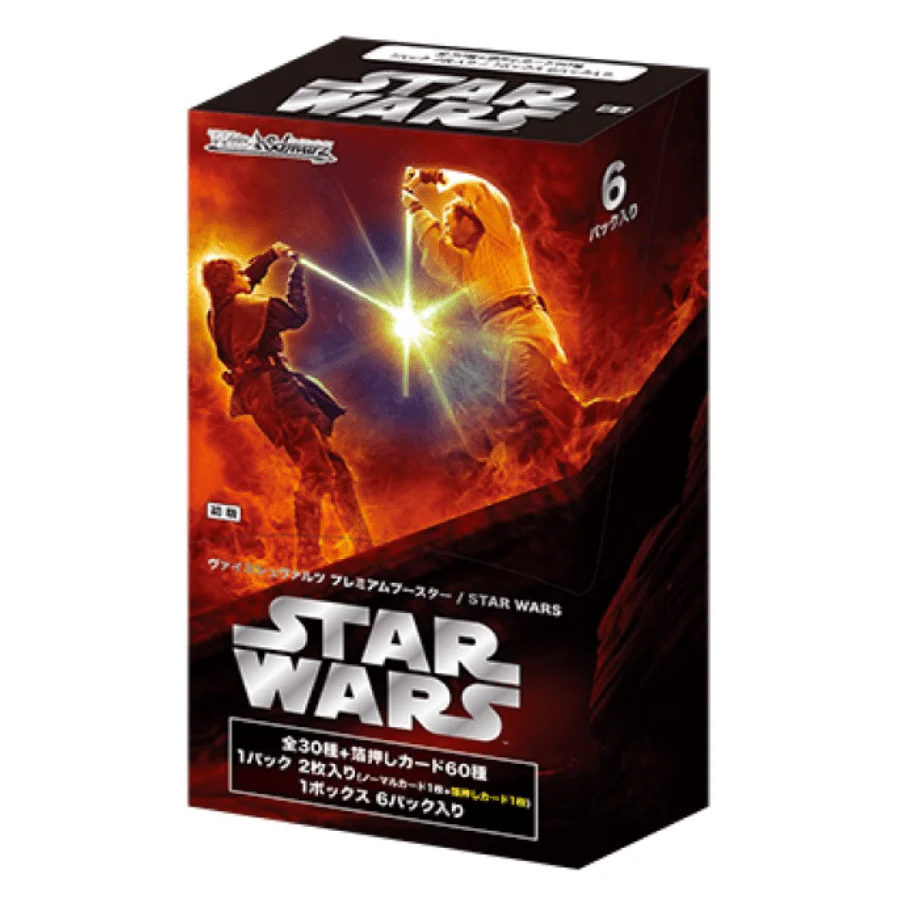 Weiss Schwarz | Caja de 6 Sobres de Star Wars Premium Japonés 2024