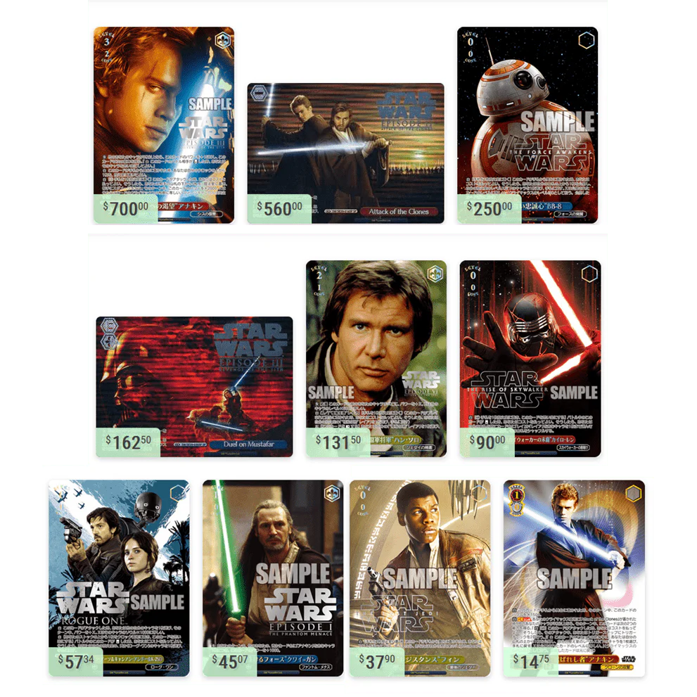 Weiss Schwarz | Caja de 6 Sobres de Star Wars Premium Japonés 2024 - Image 2