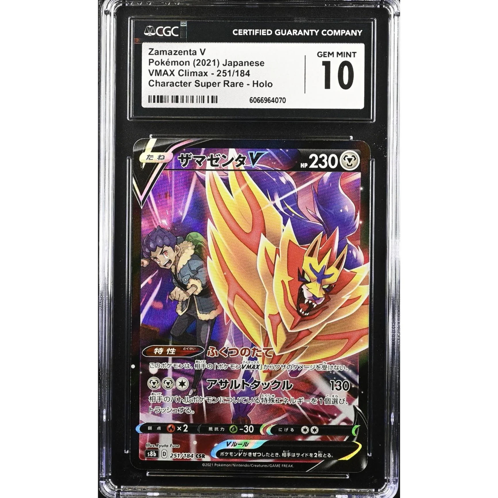 Zamazenta V (s8b 251) VMAX Climax